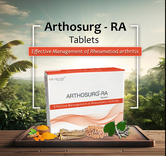 Bio Resurge Arthosurge-RA Tablets for Rheumatoid Arthritis Joint Pain Relief