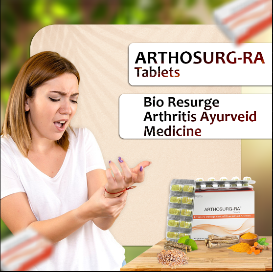 Bio Resurge Arthosurge-RA Tablets for Rheumatoid Arthritis Joint Pain Relief