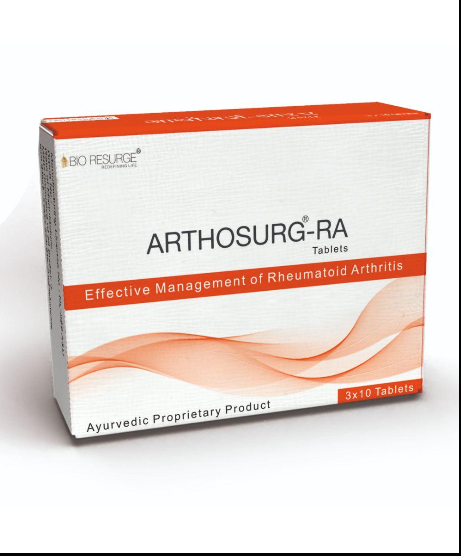 Bio Resurge Arthosurge-RA Tablets for Rheumatoid Arthritis Joint Pain Relief