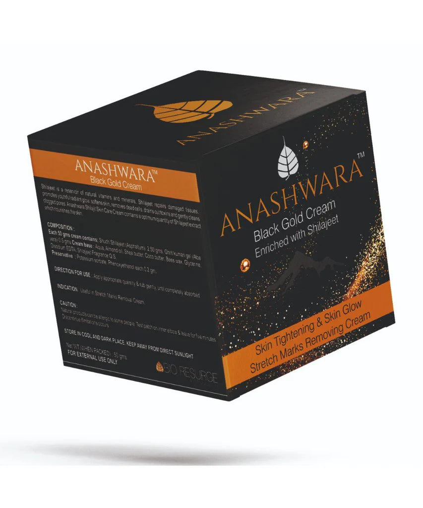 Black Gold Cream for Stretch Marks Removal due to Pregnancy and Weight Loss