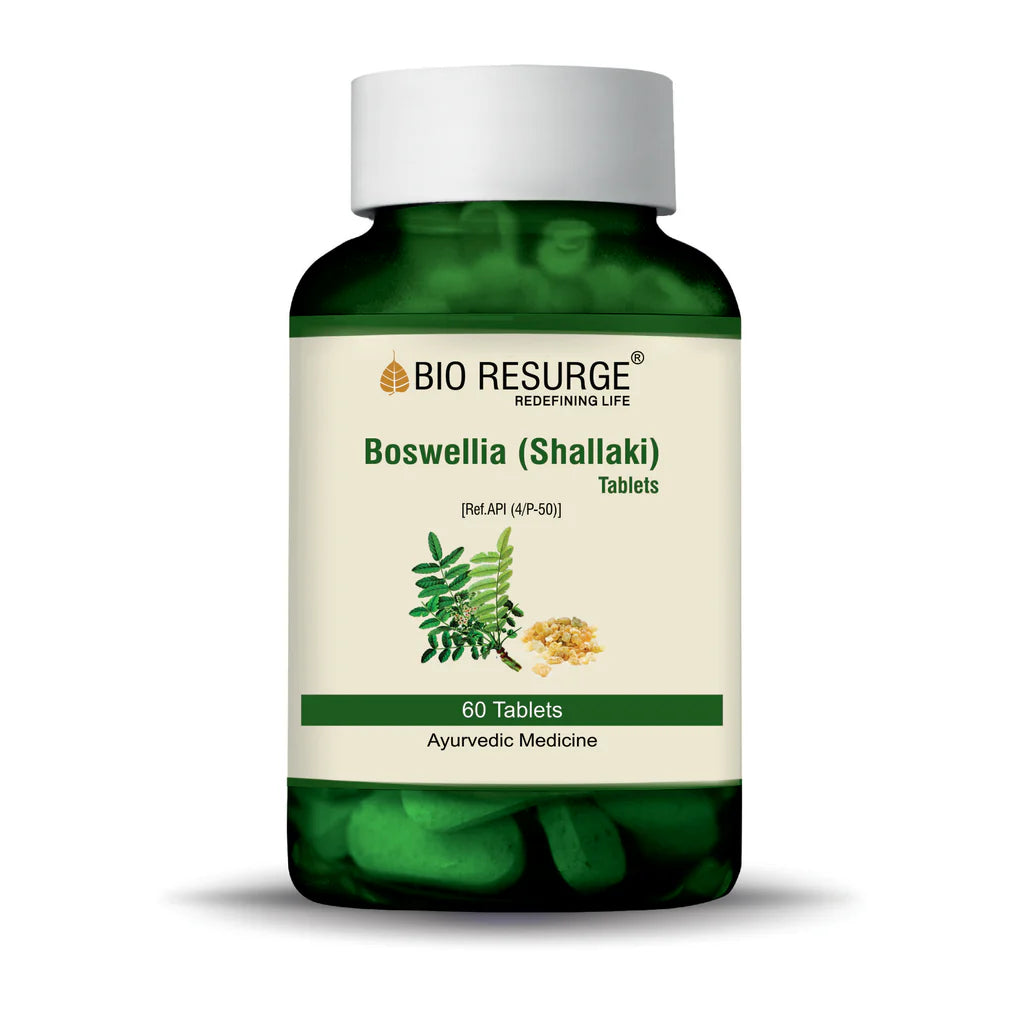 Bio Resurge Boswellia Shallaki Tablets for Arthritis and Joint Pain Relief