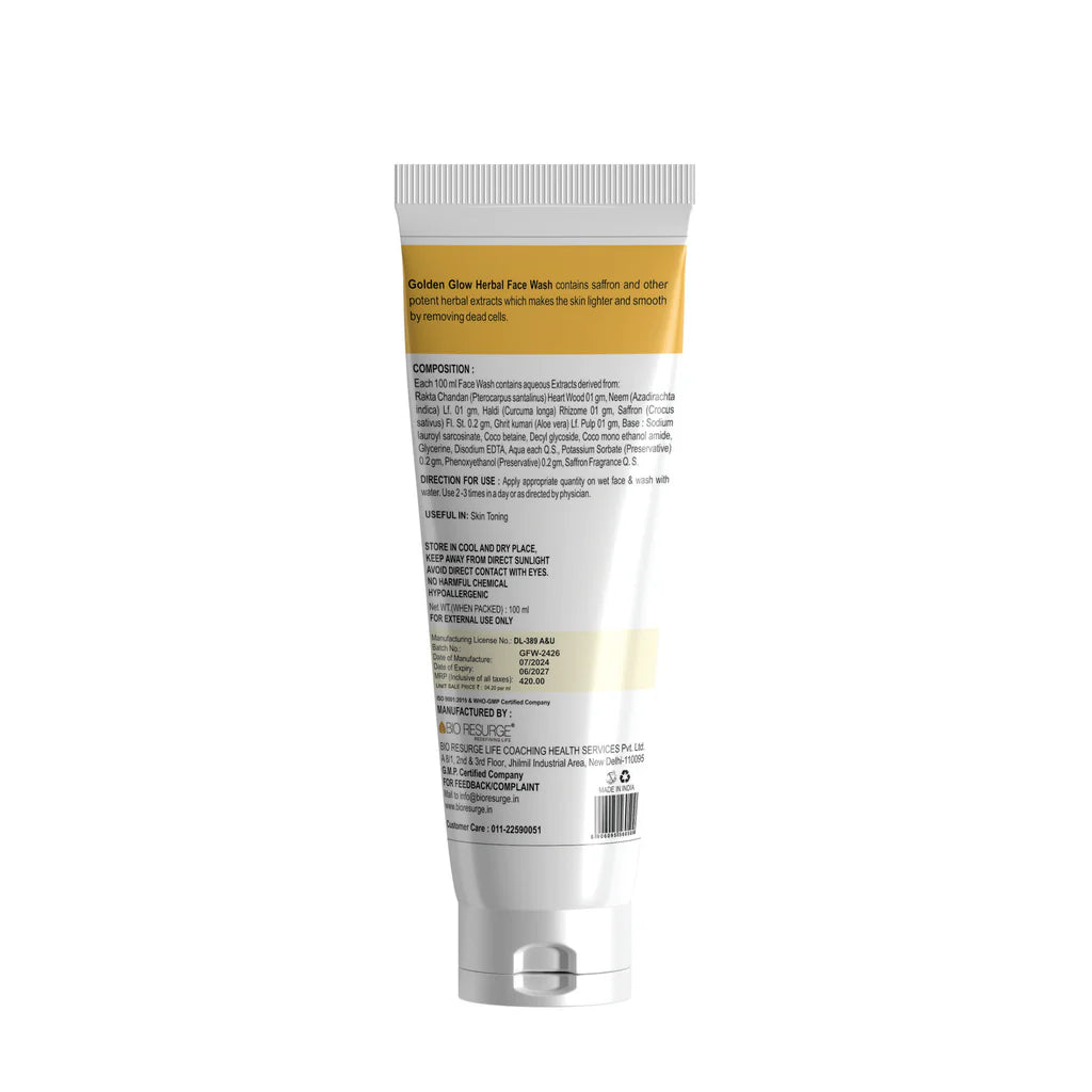 facewash golden glow