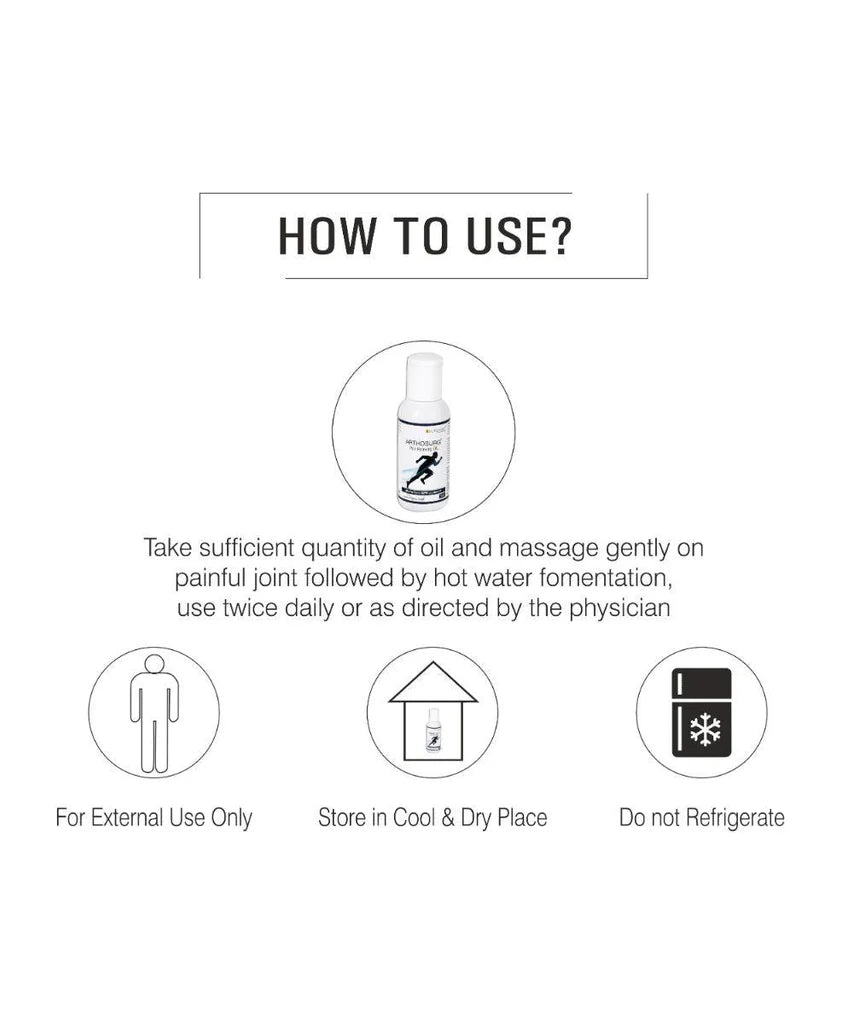 Bio Resurge Arthosurg Ayurvedic Pain Relief Oil for Joint Pain and Arthritis