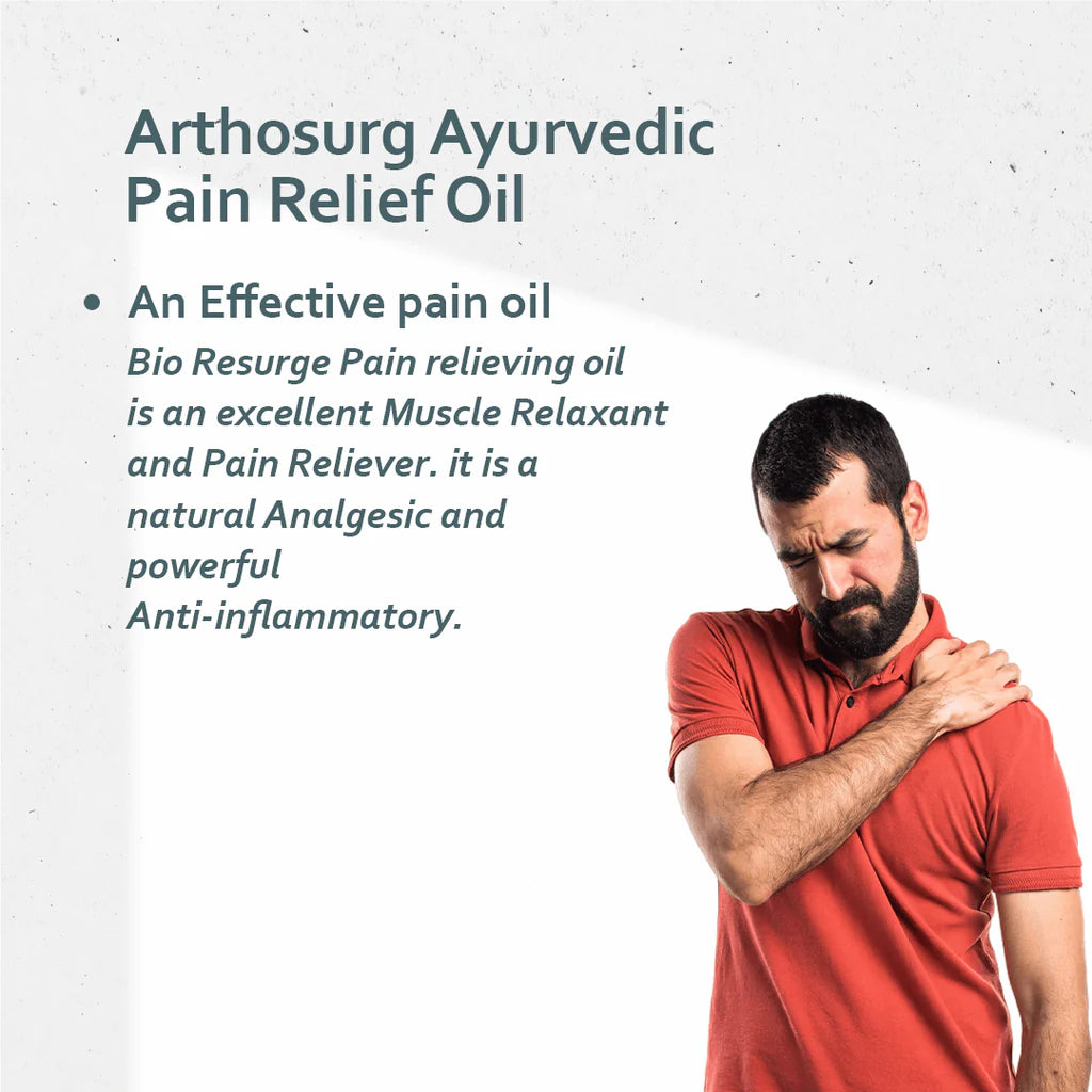 Bio Resurge Arthosurg Ayurvedic Pain Relief Oil for Joint Pain and Arthritis