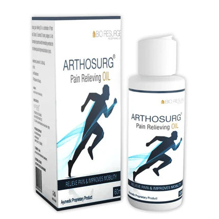 Bio Resurge Arthosurg Ayurvedic Pain Relief Oil for Joint Pain & Arthritis (60 ml)